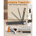 thumbnail image 4 of Walking Pad with Incline, 2.5HP Under Desk Treadmill for Home & Office, 2-in-1 Compact Walking & Jogging Machine with Remote Control & LED Display, 4 of 7