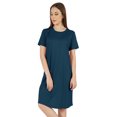 thumbnail image 4 of Inkmeso Robe T-Shirt d'Été Décontractée Unie pour Femmes, Coupe Ample, Tunique à Manches Courtes, Robe de Nuit, 4 of 7
