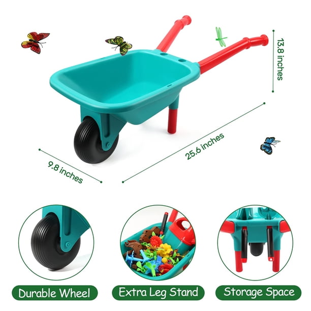 IEEILULU Ensemble d'Outils de Jardinage Enfant, Jouets de Jardinage