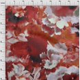 thumbnail image 4 of oneOone Rayon Maroon Fabric Abstract-Blurred Floral Pattern Craft Projects Decor Fabric Printed By The Yard 56 Inch Wide, 4 of 4