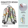 thumbnail image 2 of Competition Sports Students Backpack Baseball Football Soccer Basketball Ball Game School Bag with Team Design, Durable and Adjustable Strap, 2 of 6