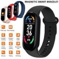 thumbnail image 1 of YOPTOP Fitness Tracker with Heart Rate Activity Tracker Health Exercise Watch with Sleep Monitor Message Call Reminder Smart Fitness Band 15-Day Battery Life Bluetooth Fitness Watch(Blue),pink, 1 of 10