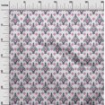 thumbnail image 2 of oneOone Cotton Silk Fabric Diamond & Swirl Ikat Printed Craft Fabric BTY 42 Inch Wide, 2 of 4
