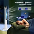 thumbnail image 3 of Costway Portable 48" Tower Fan 80 °Oscillating Bladeless Fan w/Remote & LED Control, 3 of 10