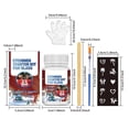 thumbnail image 2 of Wdhugt Plastic Glass Frosted Etching Set For Diy Crafts And Cup Personalization This Set Includes 100G Cream Stirring Rod Brush Template And Gloves For Creating Etched Patterns On Glass, 2 of 2