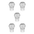 thumbnail image 1 of Baohd Leaf Grille Made With Stainless Steel For Long-lasting Performance Sturdy 50pipes 5Set, 1 of 6