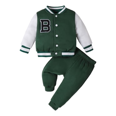 Zshosam Baby Clothes Boy Newborn Set Newborn Infant Baby Boy Fall Outfit Pants Sets Long Sleeve Pants Suit Size 6 9 Months,(Green 6-9 Months)
