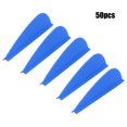 thumbnail image 1 of Rubber  Feather, 50PCS 25g  Feather, Lightweight Rubber for Archery Accessory Various  Heads DIY Tool Red,Green,Yellow,Blue, 1 of 8