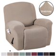 thumbnail image 1 of 2024 1-Piece Jacquard Spandex Recliner Stretch Slipcover  Navy, 1 of 7