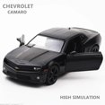 thumbnail image 3 of 1:36 Chevrolet Camaro High Simulation Alloy Model Car Metal Sedan Die Casting Collection Toy Car Boy Toy Children Gift white boxed, 3 of 6