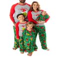 thumbnail image 1 of Christmas Family Matching Pajamas Set Printed Tops Pants Sleepwear Homewear, 1 of 6