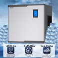 thumbnail image 2 of Coolake 22" 450lbs Commercial Cube Ice Machine Head, Stainless Steel, 115v, 2 of 7