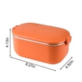 thumbnail image 3 of Glass Storage Containers Durable Freezer Containers With Lids 48W Electric Lunch Box Food Heater, 110V Upgraded Leakproof Heating Lunch Box For Work/Car/Truck/Office With 1L Removable, 3 of 7