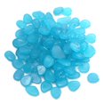 thumbnail image 1 of 100pcs Fish Tank Fluorescent Pebble Garden Parterre Decor Glow Stone Green, 1 of 9