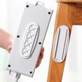 thumbnail image 3 of plantall Power Outlet Holder Traceless Power Socket Wall-Mounted Power Socket Holder Holder Wall-Mounted Plastic Sticking Power Strip Support, 1pc, 3 of 9