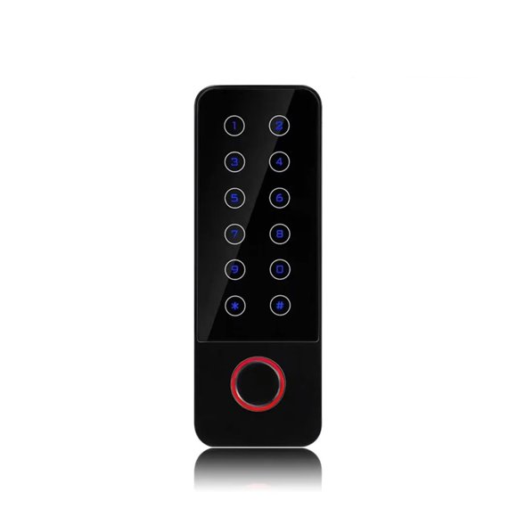 12V Waterproof Wifi Standalone Fingerprint RFID Access Keypad Door Lock System Magnetic Alarm Time ,Easy to Install
