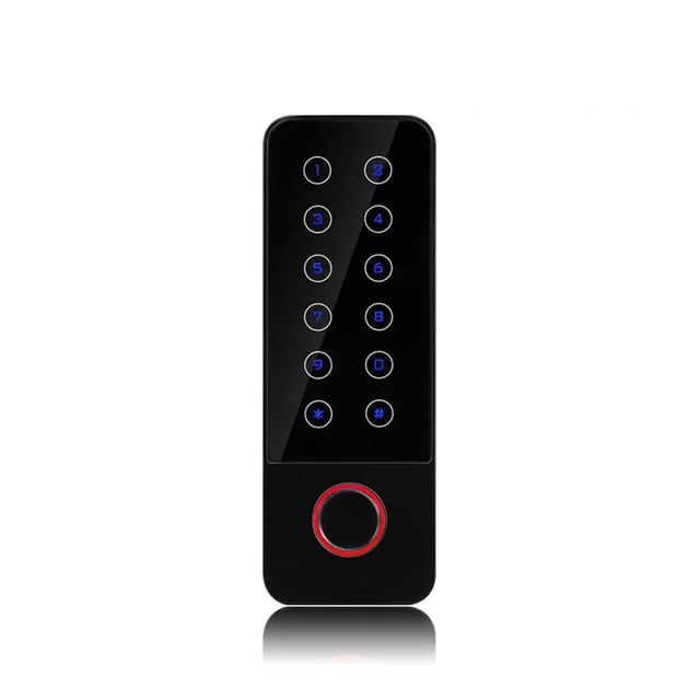 12V Waterproof Wifi Standalone Fingerprint RFID Access Keypad Door Lock System Magnetic Alarm Time ,Easy to Install