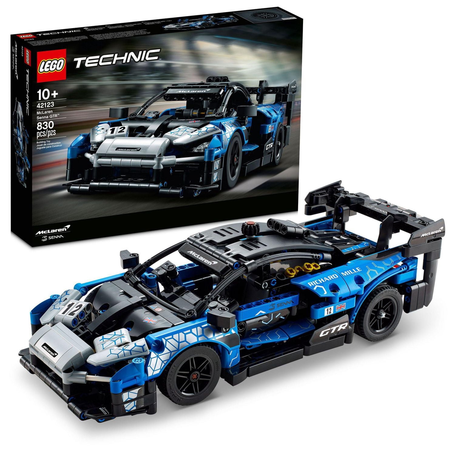 LEGO Technic McLaren Senna GTR 42123 Model Toy Building Kit (830 Pieces)