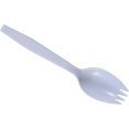 thumbnail image 1 of Woeilo 100 Pack Plastic Sporks Clear, 1 of 1