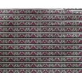 thumbnail image 4 of oneOone Georgette Viscose Fabric Floral & Chevron Block Printed Craft Fabric BTY 42 Inch Wide, 4 of 4