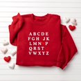 thumbnail image 1 of TIMIFIS Cadeaux de la Saint-Valentin pour Elle Cœur Chandail pour Femmes Mode Mignon Imprimé Amour Col Rond Chandails en Molleton Décontractés Manches Longues Tenues Printemps Automne - Printemps/été, 1 of 4