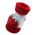 thumbnail image 1 of XDZJLR Baby Socks Boys And Girls Walking Cute Pattern Comfortable And Fashionable Sock Red -, 1 of 3