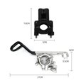 thumbnail image 2 of Stainless Steel Rail Mounted Clamp for Boat Adjustable Boat Fishing Rod Bracket, 2 of 9