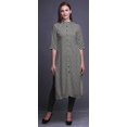 thumbnail image 2 of Bimba Kurta Longue Droite pour Femmes Coupe Régulière Tunique Kurti Décontractée Très Grande, 2 of 6