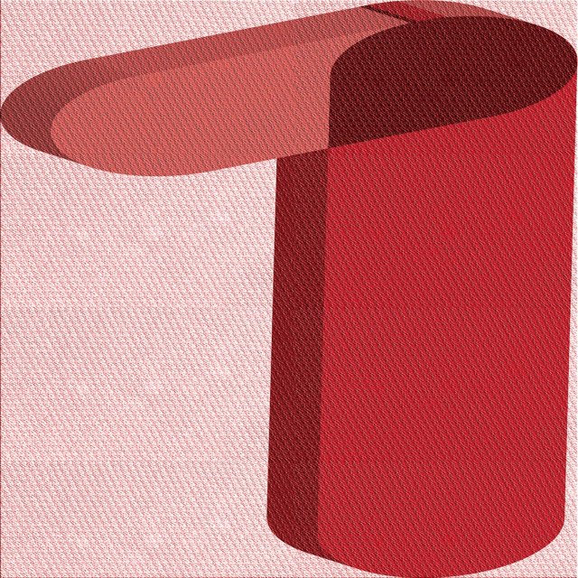 Ahgly Company Tapis d'Intérieur Lavable à la Machine, Carré, Transitionnel, Pastel Rose, Tapis de Zone, 8 Pieds Carré
