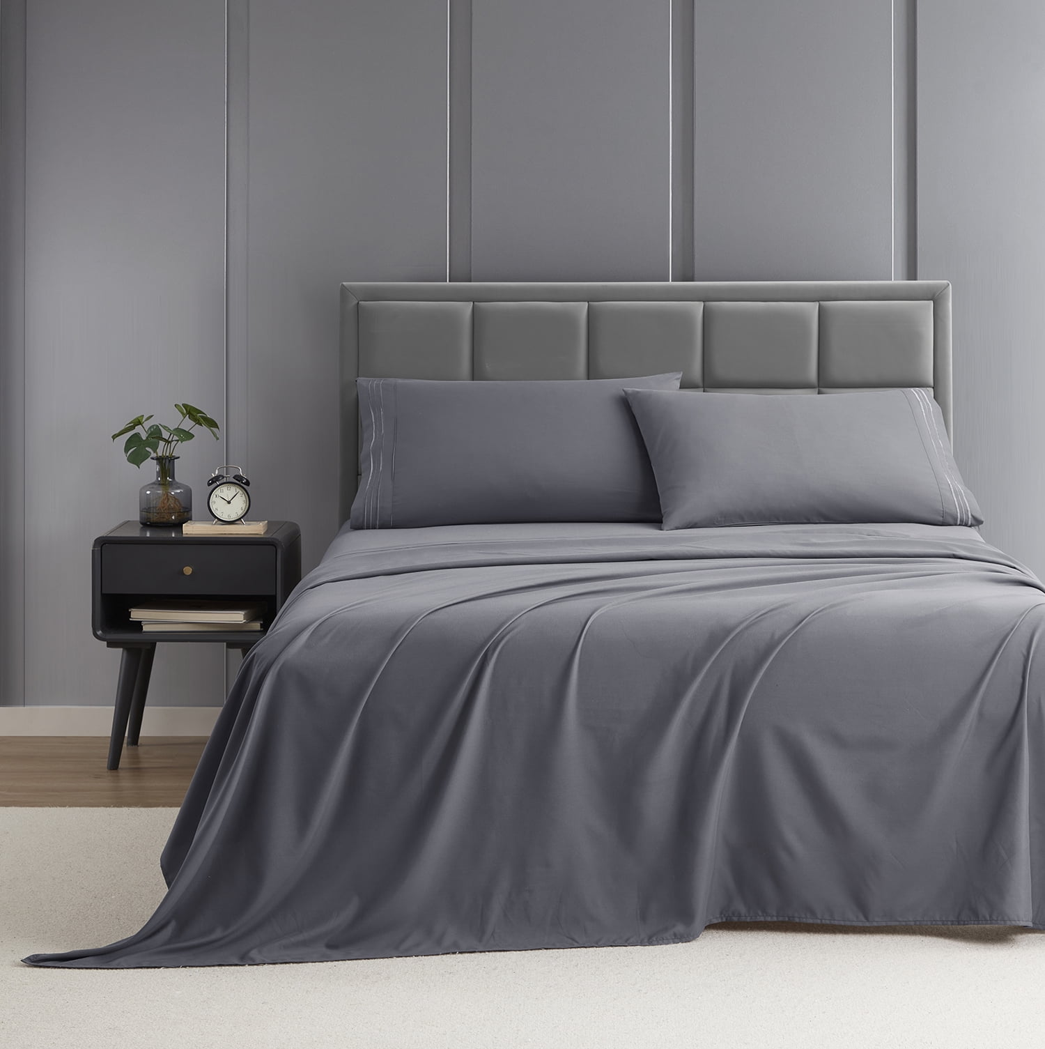 Nestl Twin XL Sheet Set, 1800 Series Microfiber Deep Pocket 4 Piece Bed Sheet Set