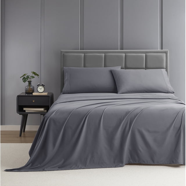 Nestl RV/Short Queen Sheet Set, 1800 Series Microfiber Deep Pocket 4 Piece Bed Sheet Set