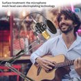 thumbnail image 1 of pitrice Singing Studio Recording Kit Phone PC KTV Mic Network Microphone Folding Arm Bracket, Black Golden, 1 of 8