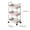Blanc, variante sur Birdeem Organisateurs et Rangement,Chariots Roulants avec Roues,Chariot de Rangement Roulant à 3 Niveaux avec Roues - Organisateur en Plastique Multi-Pièces pour Cuisine - Salon - Bureau - Salle de Bain,Organisateur de Rangement pour Salle de Bain