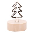 thumbnail image 2 of pdqouc Wooden Card Holders Wire Shape Table Photo Holder for Wedding Party Gatherings office Desk Versatile Desk Accessory for a touch of Class and Organization, 2 of 5