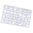 thumbnail image 1 of Rongfmy 8 Journal Drawing Template Stencils Set Scrapbooking DIY Card Animal, 1 of 9