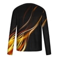 thumbnail image 5 of cllios T-Shirt Graphique pour Hommes Grande Taille T-Shirt Imprimé à Lignes Optiques 3D T-Shirt Léger à Manches Longues T-Shirt Décontracté à Col Rond Chandail d'Entraînement T-Shirt pour Hommes Musclés, 5 of 5