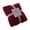 Wine, variant on 100*150cm Throw Blanket For Couch, Fuzzy Soft Cozy Blanket �?Lightweight, Soft, Plush, Warm, Cozy �?Perfect For Bed, Sofa, Camping, Travel