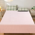 thumbnail image 3 of Washed Bed Sheets - Soft & Pilling-Resistant, Elegant Solid Color Design, Ultimate Comfort & Warmth, Pink, JKODE, 3 of 7