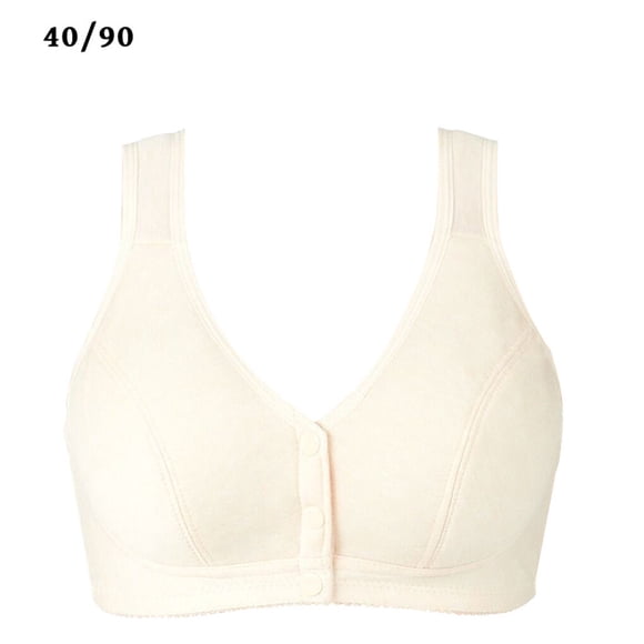 Langgg Soutien-Gorge Léger à Agrafes devant, Bretelles, Soutien-Gorge en Coton Respirant, Évacuation de l'Humidité, sous-Vêtements pour Femmes, Lingerie