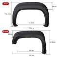 thumbnail image 3 of 2007-2013 GMC Sierra 1500 | 5’8” Bed | Pocket Bolt-Riveted Rugged Style Fender Flares | Paintable Smooth Matte Black Wheel Flare Cover | Front and Rear Wheel Protector | 4 PCS, 3 of 13