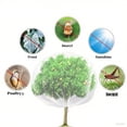 thumbnail image 4 of Uuiauoio Fruit Tree Netting with Zipper & Drawstring - Garden Plant Net Pest Barrier to Prevent Cicadas Bird Squirrel Deer - Bug Protection for Blueberry Tomato with Fine Mesh Insect Cover, 4 of 6