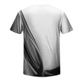 thumbnail image 4 of Qertyioot T-Shirt à Manches Courtes pour Hommes, Col Rond, Imprimé, Entraînement Physique, Sport, en Solde, 4 of 5