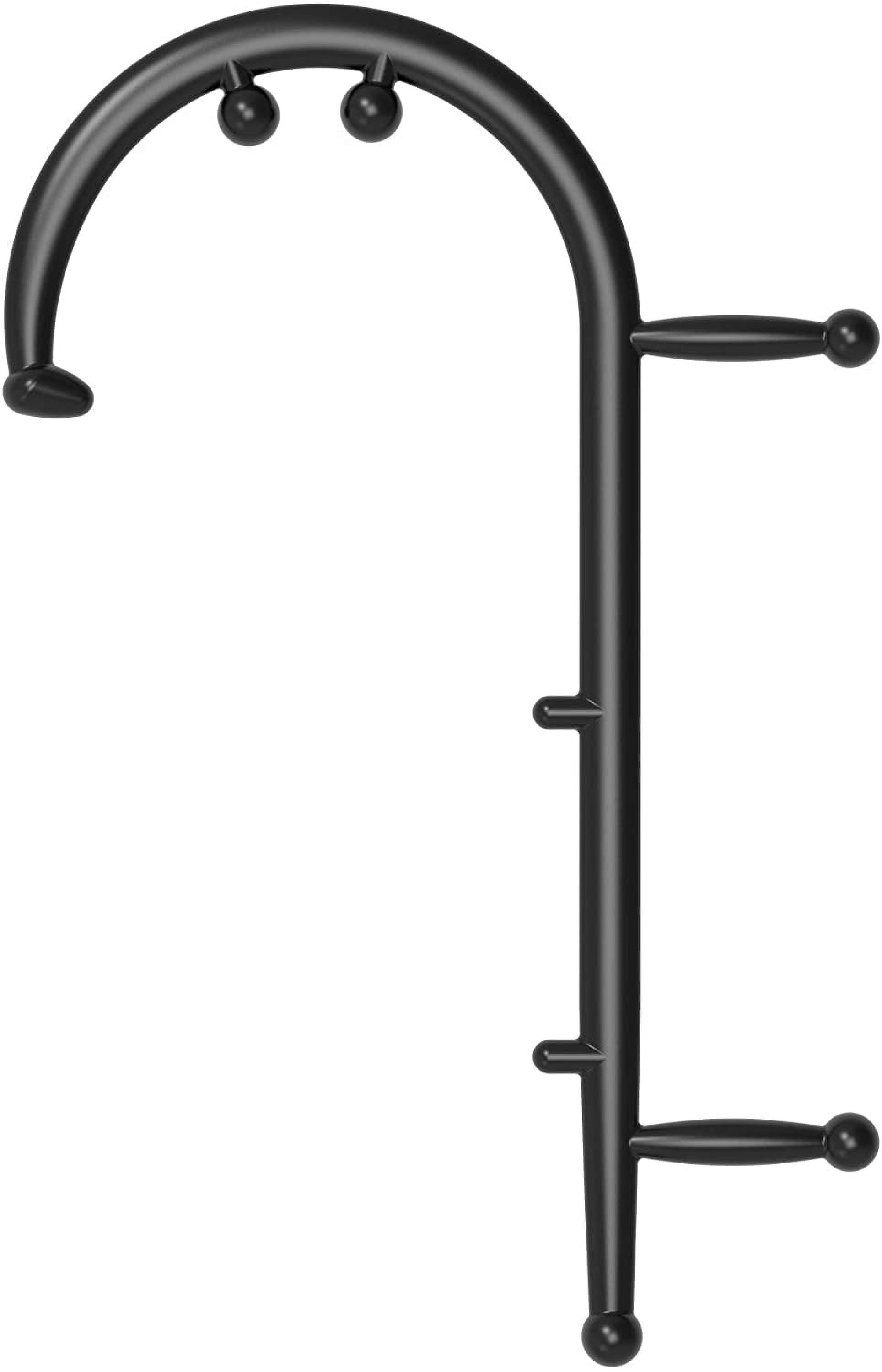 Back and Neck Massager - for Trigger Point Fibromyalgia Pain Relief and Self Massage Hook Cane Therapy