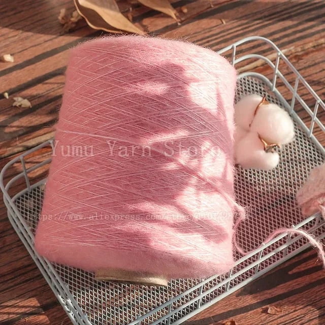 500G/PCS Super Soft Long Fluffy Hand Kninting Wool&Acrylic Mohair Yarns High Quality Threads For Crocheting DIY Scarf Sweater