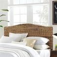 thumbnail image 2 of Pemberly Row Coastal Wood Queen Panel Headboard in Brown/Black, 2 of 5