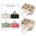 thumbnail image 4 of Portable Baby Caddy Organizer with Detachable Partition for Nursery Storage and, 4 of 6