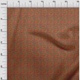 thumbnail image 2 of oneOone Cotton Cambric Fabric Leaves & Swirl Block Decor Fabric Printed BTY 56 Inch Wide, 2 of 4