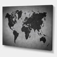 thumbnail image 3 of Designart Ancient Map of The World IX Canvas Wall Art, 3 of 4