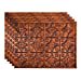 thumbnail image 3 of FASÃ„DE Traditional Style/Pattern 1 Decorative Vinyl 18in x 24in Backsplash Panel in Moonstone Copper (5 Pack), 3 of 15