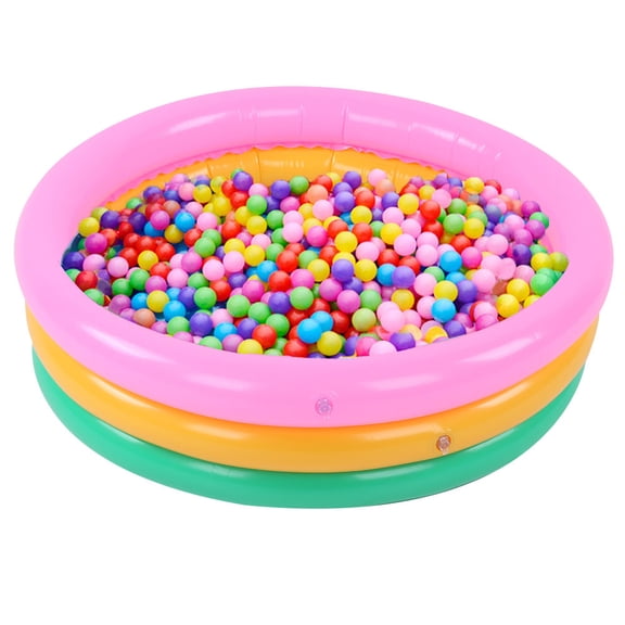 Domqga Piscine,Piscine pour Enfants,Piscine Gonflable Souple pour Enfants Garçon Forme Ronde Couleur Vive Bassin pour Bébé